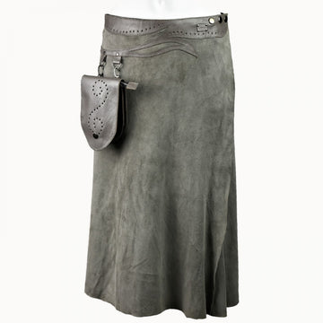 Doenya Midi Rok ‘Hipster’ Plus grijs, boho, Ibiza stijl - Doendoe Webshop