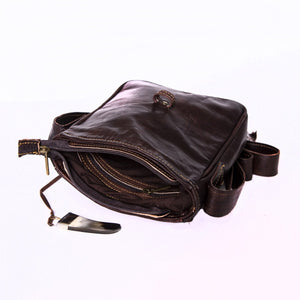 Doenya Leren tas ‘Qabli’ , boho, Ibiza stijl - Doendoe Webshop
