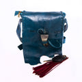 Doenya Leren tas ‘Qabli’ , boho, Ibiza stijl - Doendoe Webshop