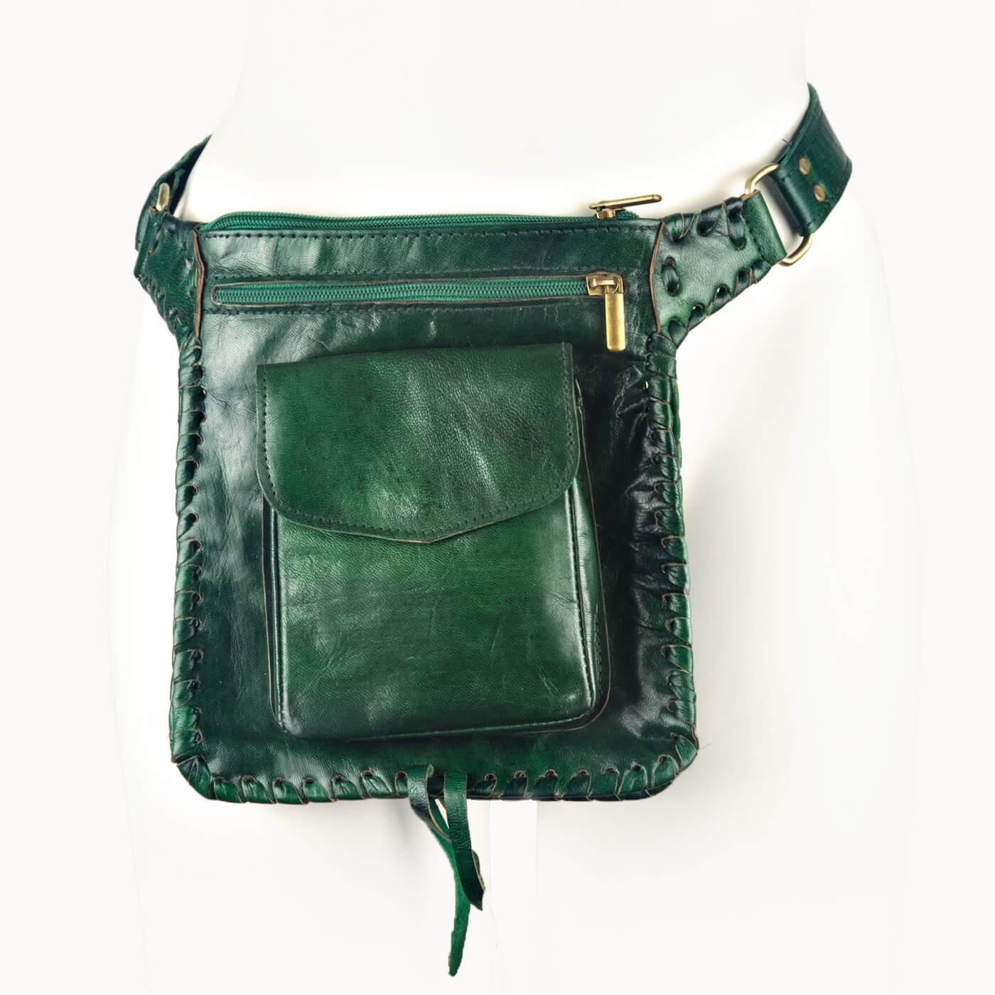 Doenya Heuptas 'Elsa' groen, boho, Ibiza stijl - Doendoe Webshop
