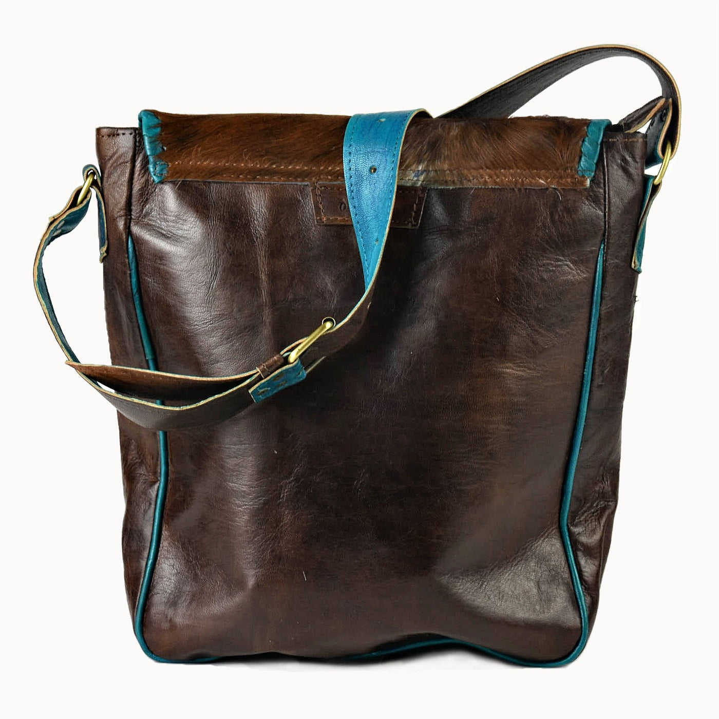 Doenya Leren Tas ‘Amal’ , boho, Ibiza stijl - Doendoe Webshop