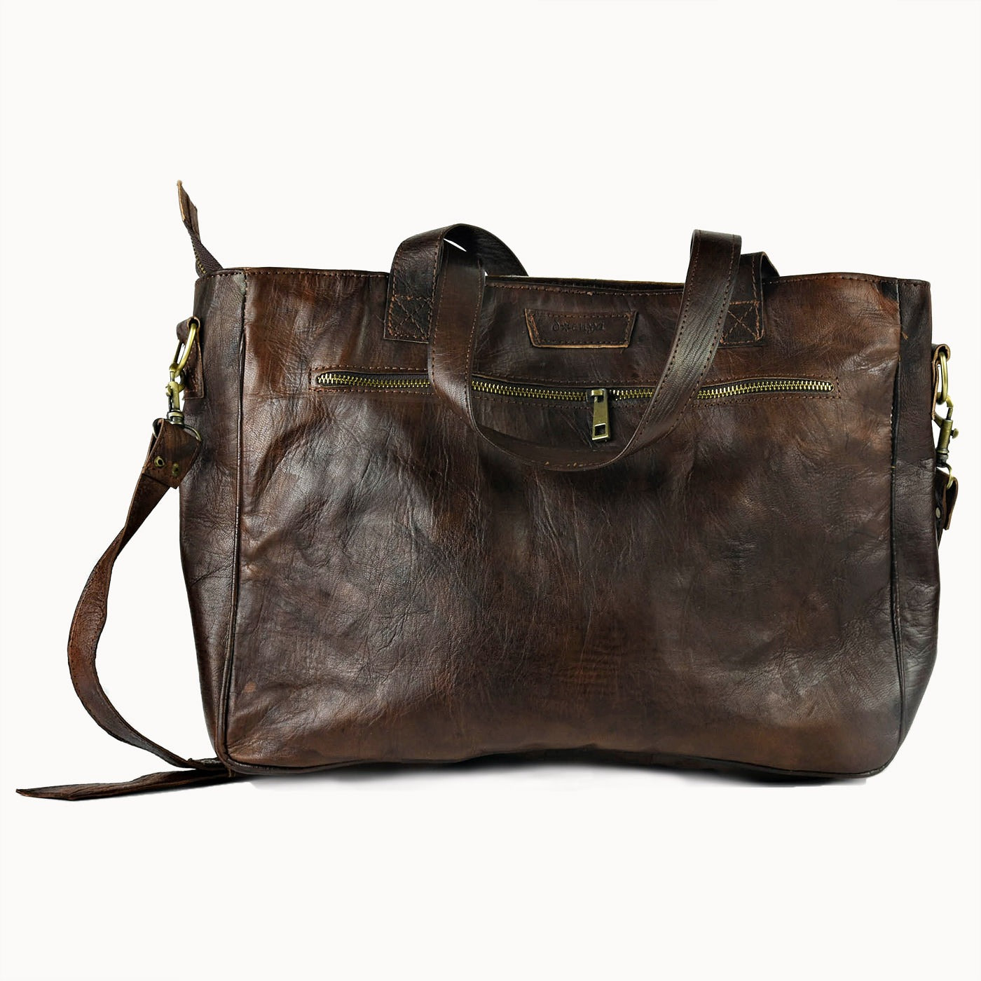 Doenya Leren Tas ‘Bisou’ , boho, Ibiza stijl - Doendoe Webshop