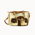 Doenya Leren Tas ‘Bisou’ naturel, boho, Ibiza stijl - Doendoe Webshop