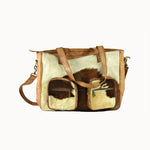 Doenya Leren Tas ‘Bisou’ naturel, boho, Ibiza stijl - Doendoe Webshop