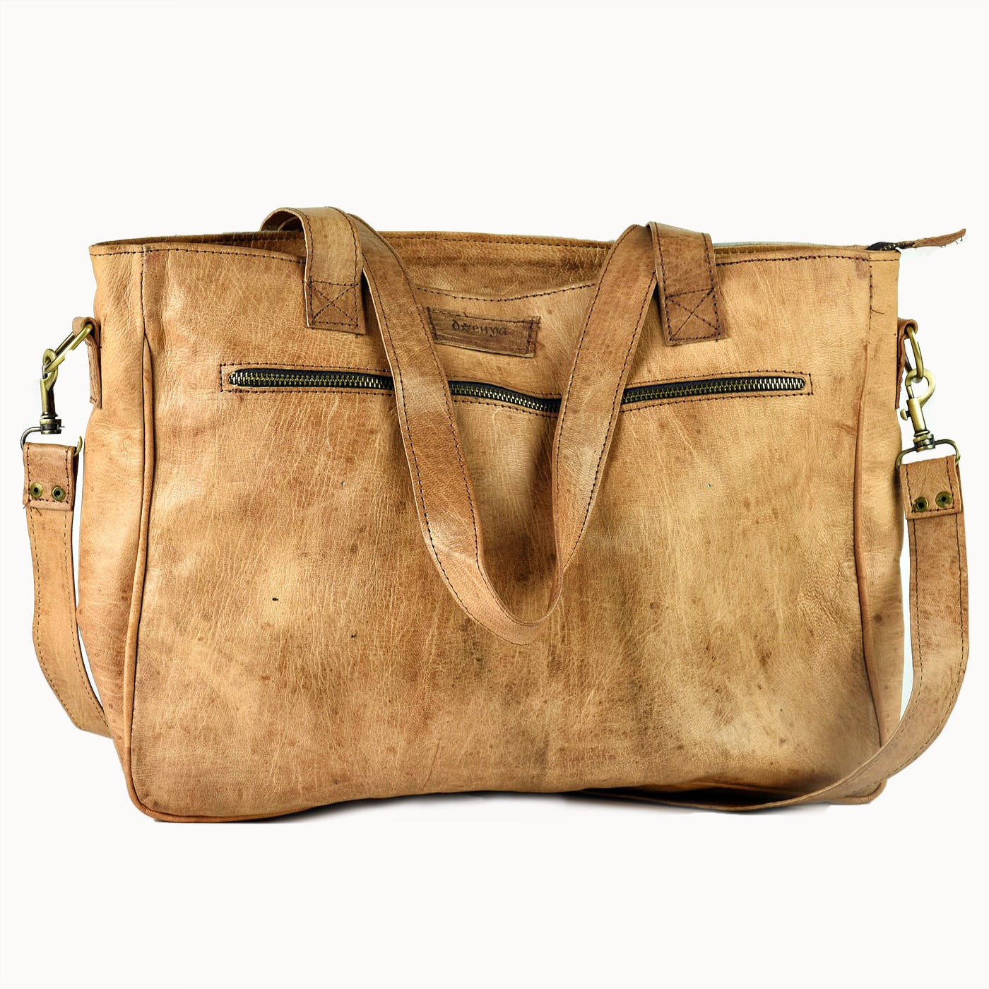 Doenya Leren Tas ‘Bisou’ , boho, Ibiza stijl - Doendoe Webshop