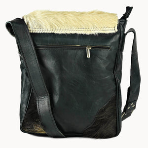 Doenya Leren Tas ‘Diagonale’ , boho, Ibiza stijl - Doendoe Webshop
