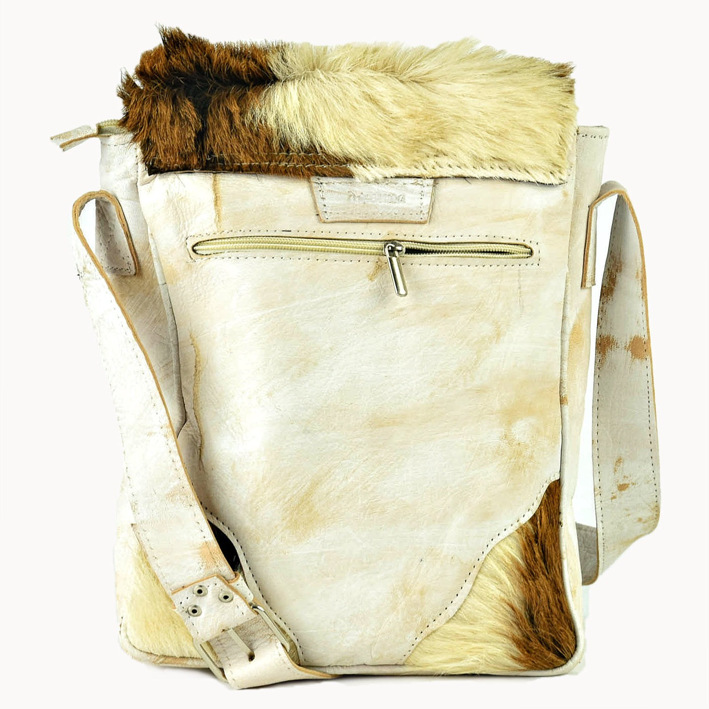 Doenya Leren Tas ‘Diagonale’ , boho, Ibiza stijl - Doendoe Webshop