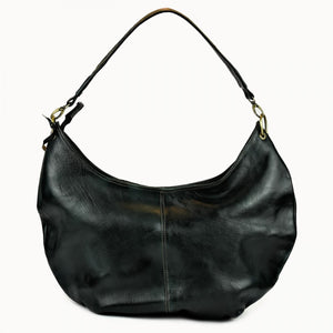 Doenya Leren Tas ‘Franc’ zwart, boho, Ibiza stijl - Doendoe Webshop