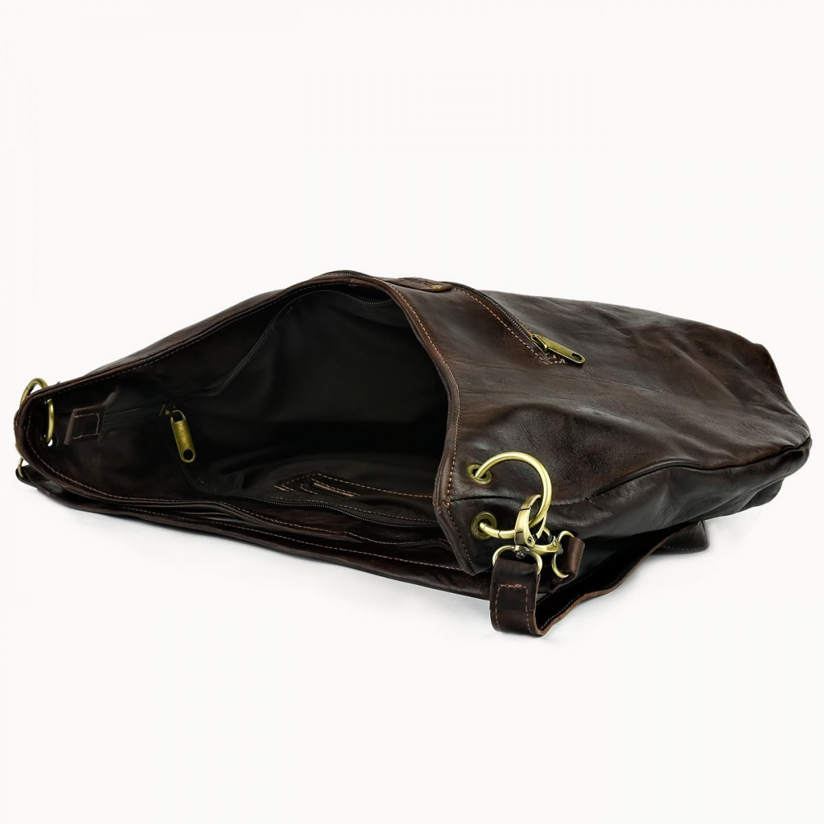 Doenya Leren Tas ‘Franc’ , boho, Ibiza stijl - Doendoe Webshop