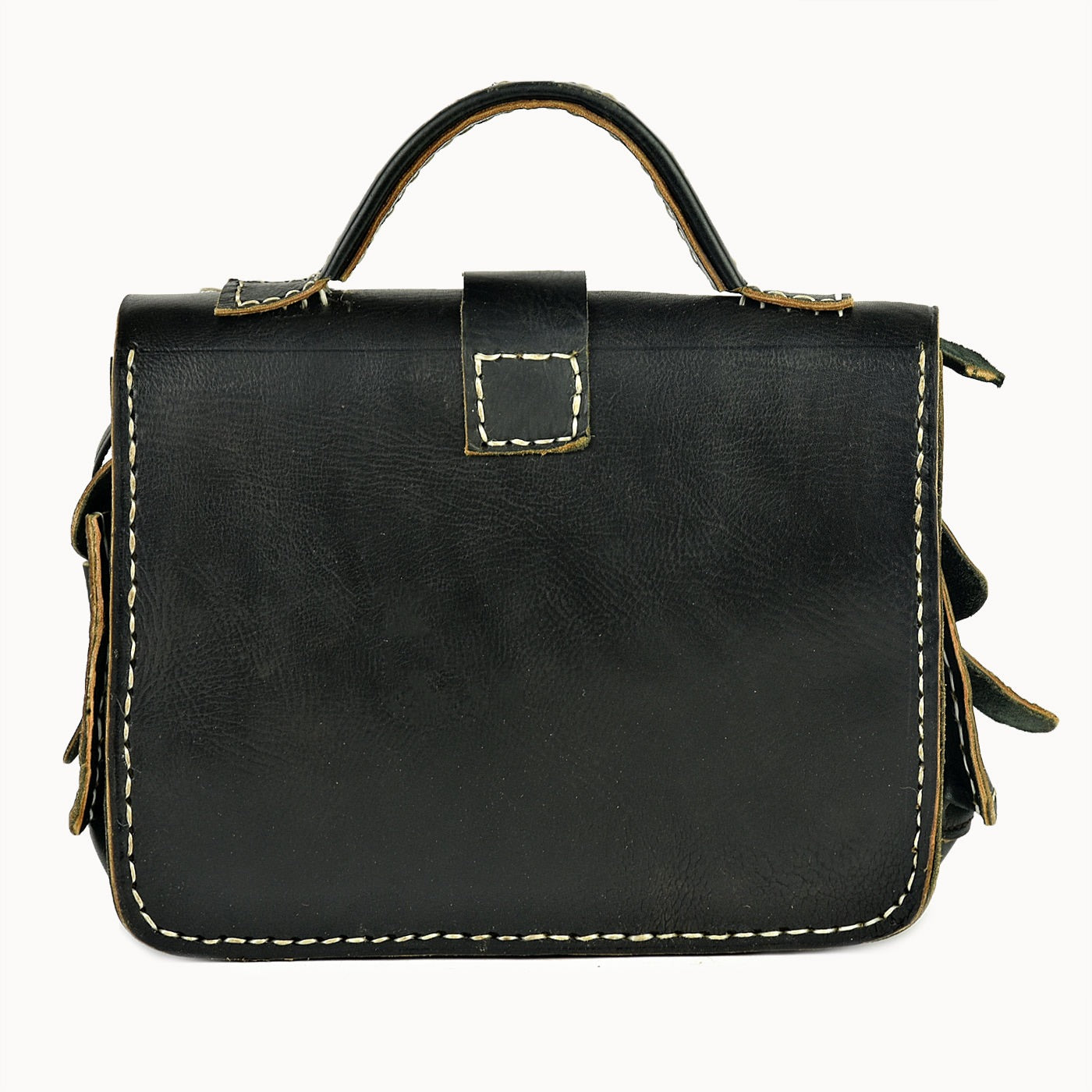 Doenya Leren Tas ‘Malika’ , boho, Ibiza stijl - Doendoe Webshop