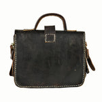 Doenya Leren Tas ‘Malika’ , boho, Ibiza stijl - Doendoe Webshop