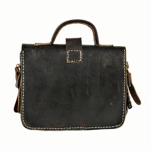 Doenya Leren Tas ‘Malika’ , boho, Ibiza stijl - Doendoe Webshop
