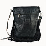 Doenya Leren Tas ‘Pam’ , boho, Ibiza stijl - Doendoe Webshop