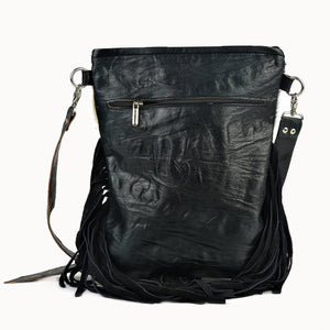 Doenya Leren Tas ‘Pam’ , boho, Ibiza stijl - Doendoe Webshop