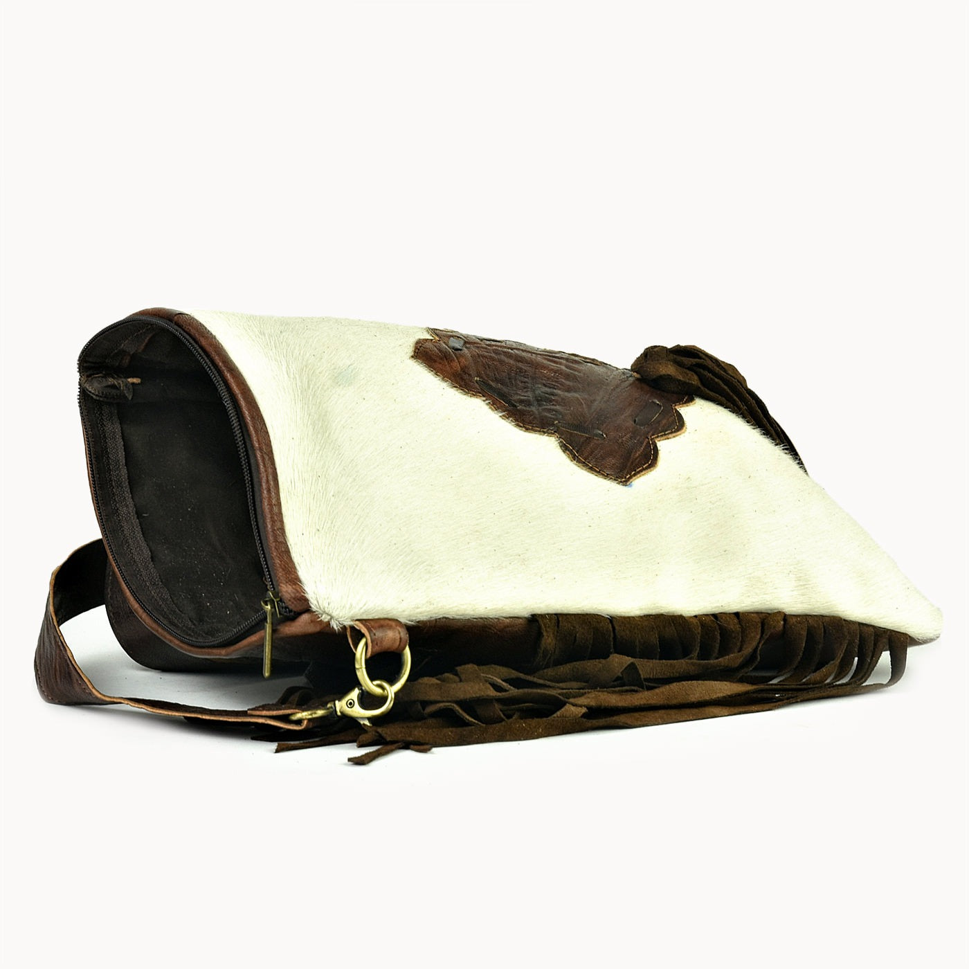 Doenya Leren Tas ‘Pam’ , boho, Ibiza stijl - Doendoe Webshop