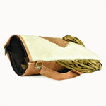 Doenya Leren Tas ‘Pam’ , boho, Ibiza stijl - Doendoe Webshop