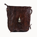 Doenya Leren Tas 'Pandora' bruin, boho, Ibiza stijl - Doendoe Webshop