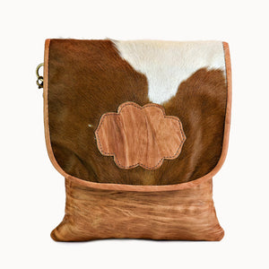 Doenya Leren Tas 'Polly' naturel, boho, Ibiza stijl - Doendoe Webshop