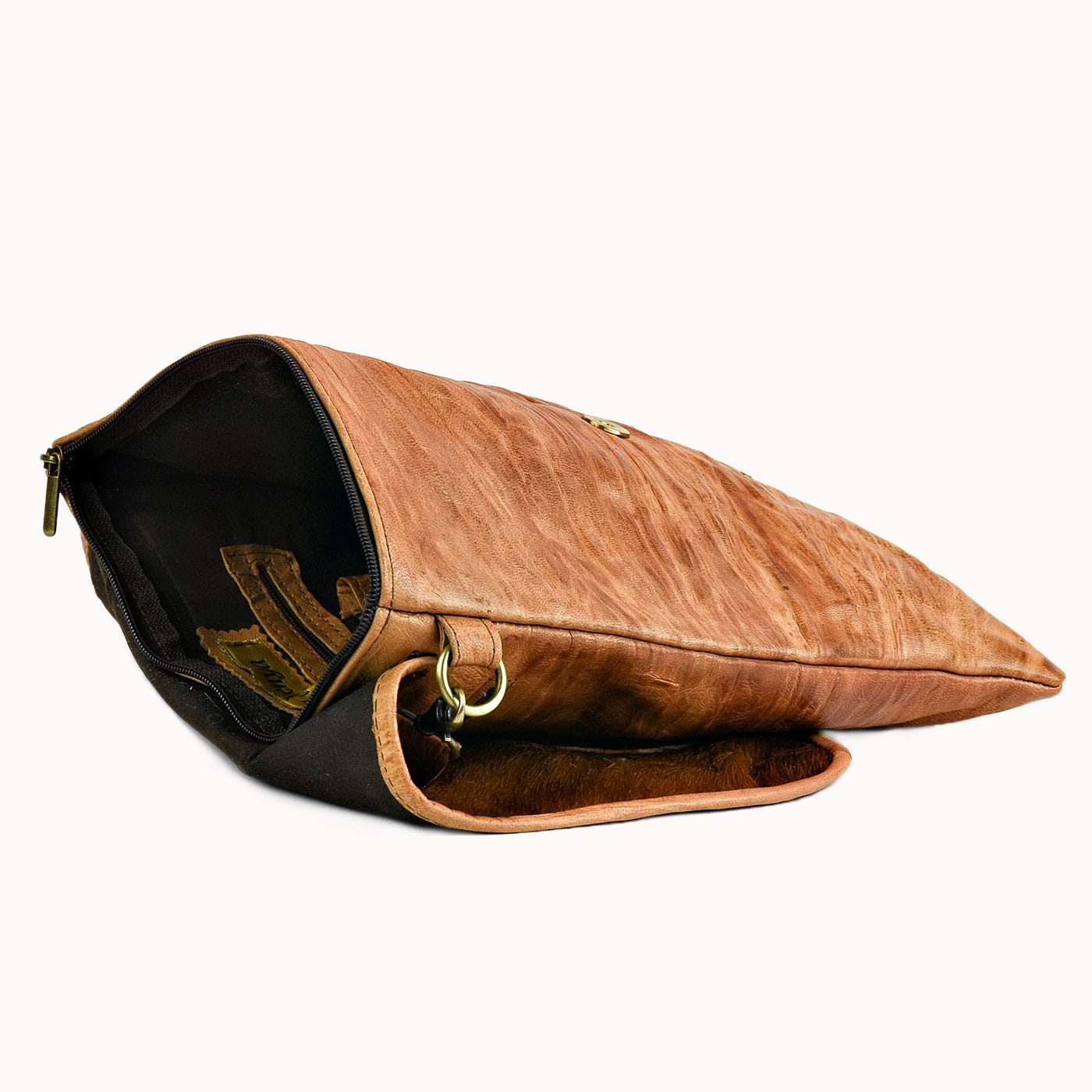 Doenya Leren Tas 'Polly' , boho, Ibiza stijl - Doendoe Webshop