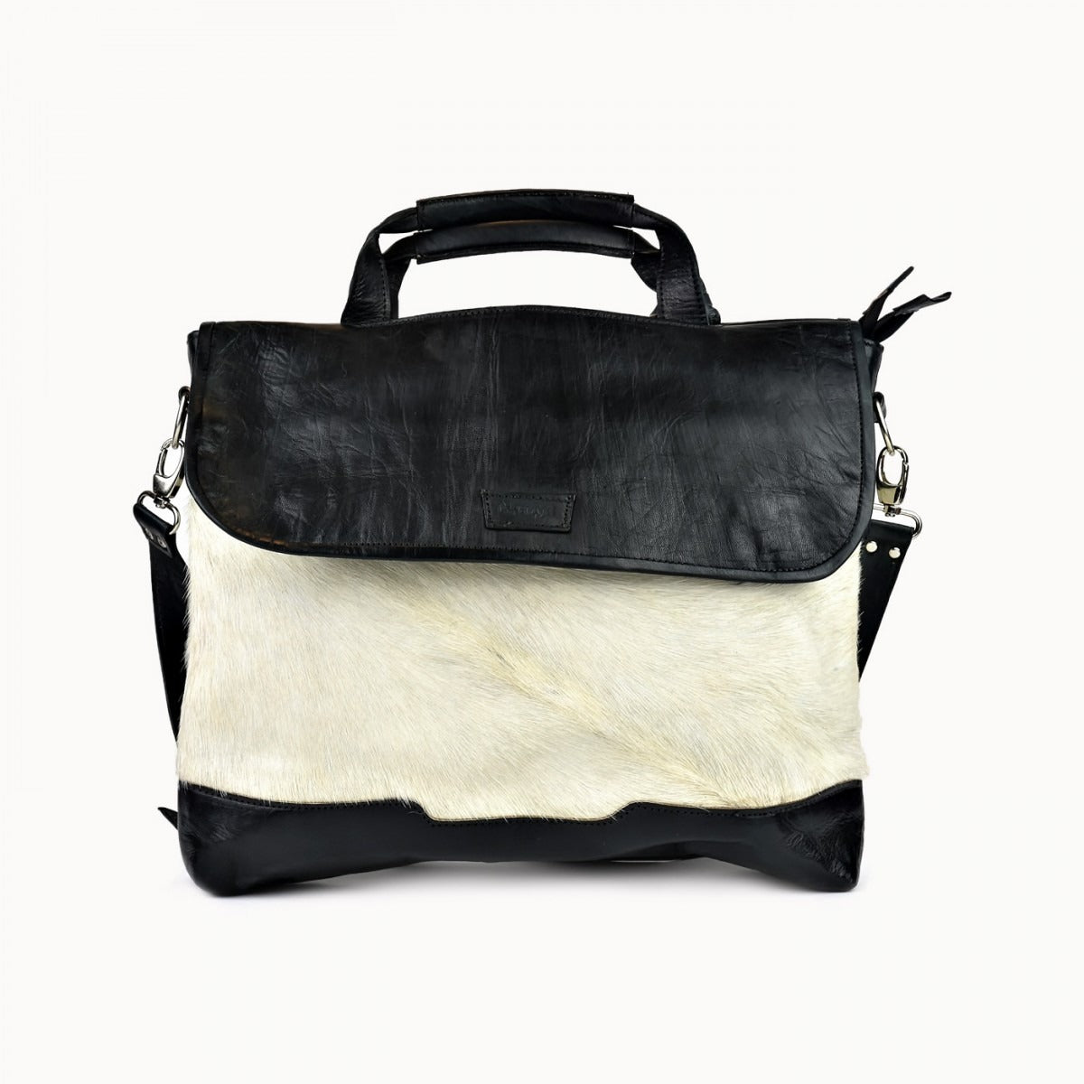 Doenya Leren Tas ‘Rana’ zwart, boho, Ibiza stijl - Doendoe Webshop