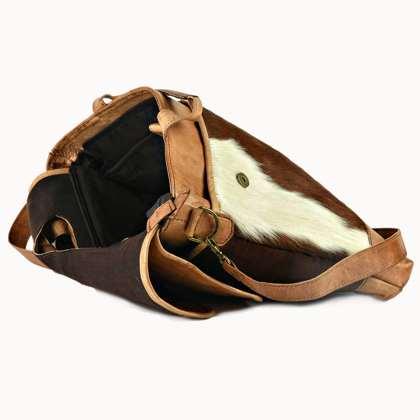 Doenya Leren Tas ‘Rana’ , boho, Ibiza stijl - Doendoe Webshop