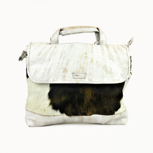Doenya Leren Tas ‘Rana’ wit, boho, Ibiza stijl - Doendoe Webshop