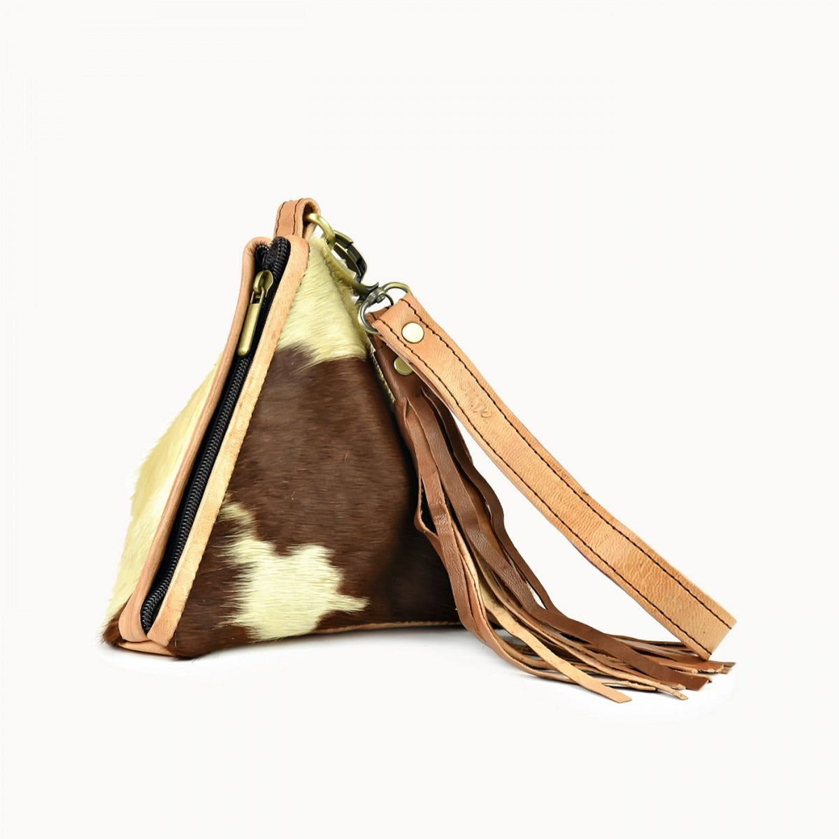 Doenya Leren Tasje 'Souad' naturel, boho, Ibiza stijl - Doendoe Webshop