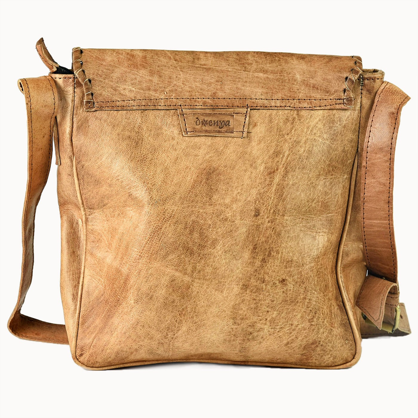Doenya Leren Tas ‘Tribal’ , boho, Ibiza stijl - Doendoe Webshop