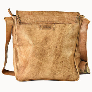 Doenya Leren Tas ‘Tribal’ , boho, Ibiza stijl - Doendoe Webshop