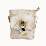 Doenya Leren Tas 'Trina' wit, boho, Ibiza stijl - Doendoe Webshop