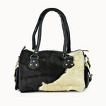 Doenya Leren Tas ‘Yasmin’ zwart, boho, Ibiza stijl - Doendoe Webshop