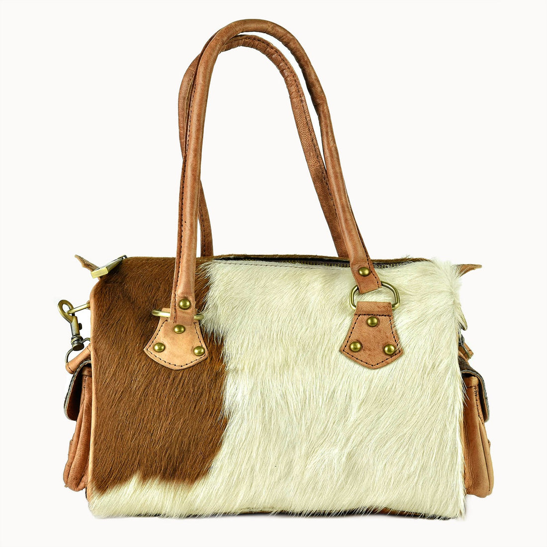 Doenya Leren Tas ‘Yasmin’ naturel, boho, Ibiza stijl - Doendoe Webshop