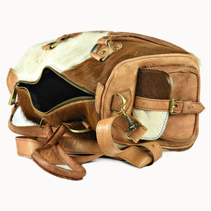Doenya Leren Tas ‘Yasmin’ , boho, Ibiza stijl - Doendoe Webshop