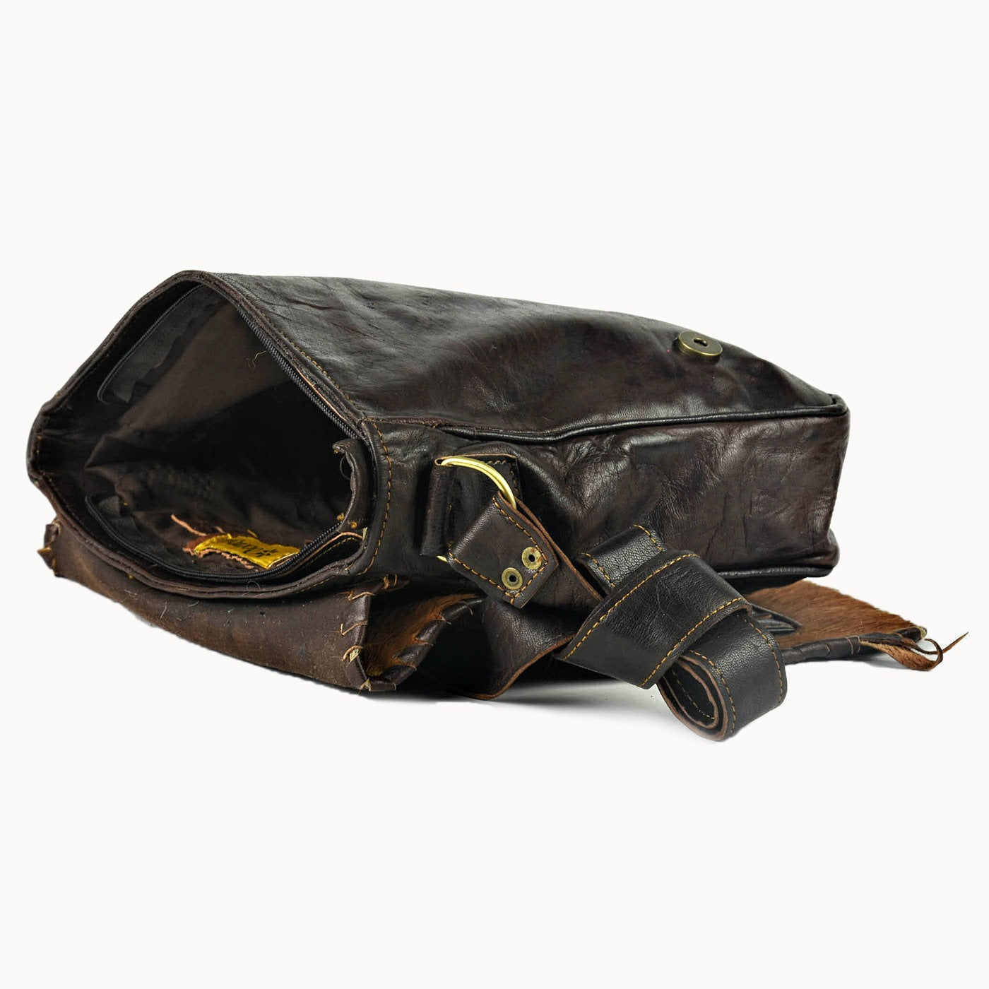 Doenya Leren Tas ‘Zara’ , boho, Ibiza stijl - Doendoe Webshop