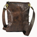 Doenya Leren Tas ‘Zipper’ , boho, Ibiza stijl - Doendoe Webshop
