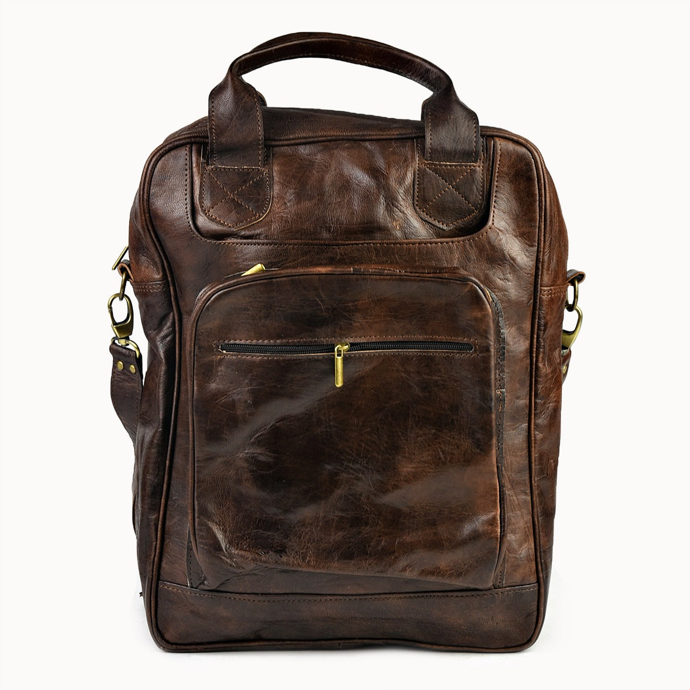Doenya Leren Rugzak ‘Zoya’ bruin, boho, Ibiza stijl - Doendoe Webshop