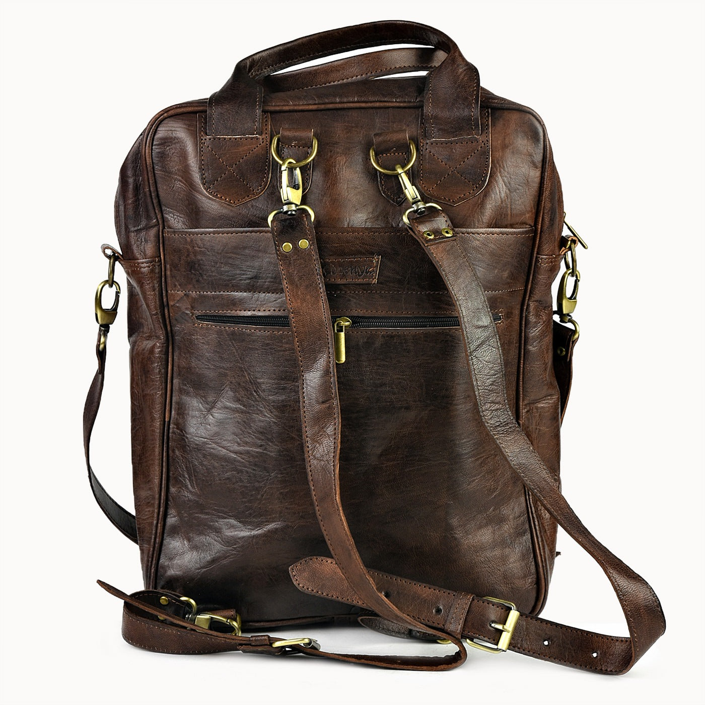 Doenya Leren Rugzak ‘Zoya’ , boho, Ibiza stijl - Doendoe Webshop