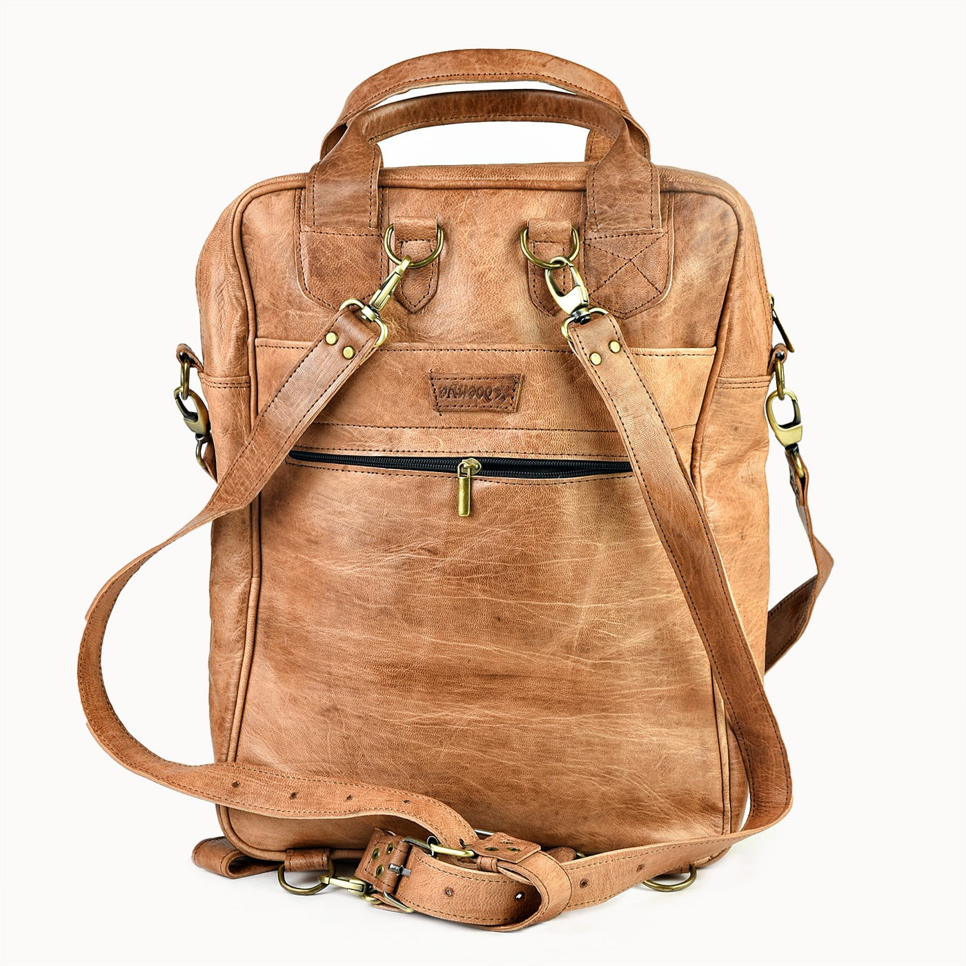 Doenya Leren Rugzak ‘Zoya’ , boho, Ibiza stijl - Doendoe Webshop