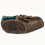 Doenya Leren Mand 'Saint Tropez' , boho, Ibiza stijl - Doendoe Webshop