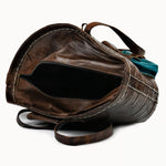 Doenya Leren Mand 'Saint Tropez' , boho, Ibiza stijl - Doendoe Webshop
