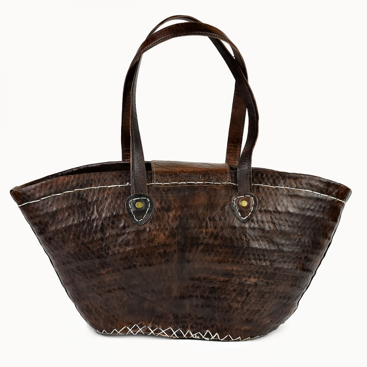 Doenya Leren Mand 'Saint Tropez' , boho, Ibiza stijl - Doendoe Webshop