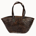 Doenya Leren Mand 'Saint Tropez' , boho, Ibiza stijl - Doendoe Webshop
