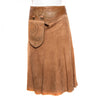 Doenya Midi Rok 'Inlay' met Tasje naturel, boho, Ibiza stijl - Doendoe Webshop