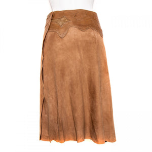 Doenya Midi Rok 'Inlay' met Tasje , boho, Ibiza stijl - Doendoe Webshop
