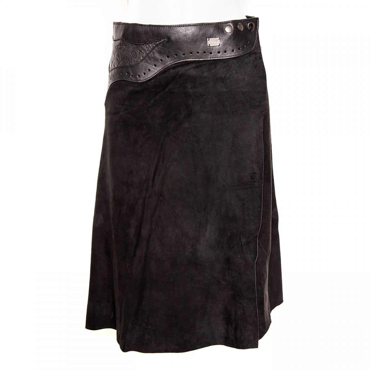 Doenya Midi Rok 'Inlay' zwart, boho, Ibiza stijl - Doendoe Webshop