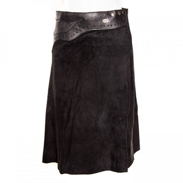 Doenya Midi Rok 'Inlay' zwart, boho, Ibiza stijl - Doendoe Webshop