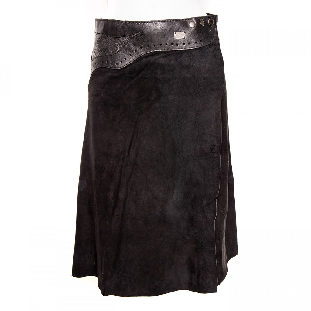 Doenya Midi Rok 'Inlay' zwart, boho, Ibiza stijl - Doendoe Webshop
