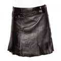 Doenya Mini Rok 'Boho' Leer zwart, boho, Ibiza stijl - Doendoe Webshop