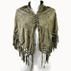 Doenya Doenya Poncho grijs, boho, Ibiza stijl - Doendoe Webshop