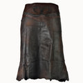 Doenya Midi Rok 'Boho' Leer , boho, Ibiza stijl - Doendoe Webshop